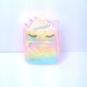 11" Girls Unicorn School‎ Backpack Sequin School Book Bag